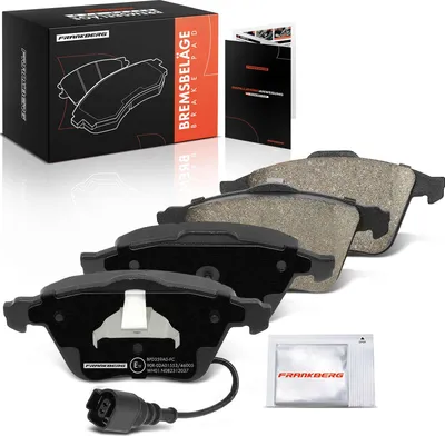 Produktbild von Frankberg 4x Bremsbeläge Vorderachse für Audi A3 Sportback TT Roadster Seat Leon VW Golf VI Cabriolet Scirocco