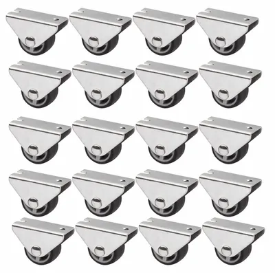 Produktbild von SOTECH Unterbaurolle PASSAU Ø 25 mm – Bodenmontage (20 Stück)