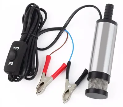 Obrázek produktu pro Ponorné mini čerpadlo 36 mm pro čerpání nafty, vody, oleje a dalších kapalin – vhodné pro bazény nebo akvária – 12 V
