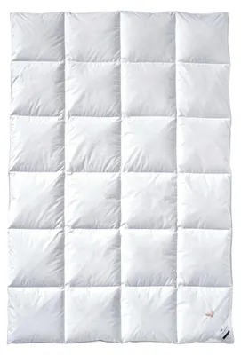 Donsdeken 135x200 cm, Vierseizoenen, 90% Dons, Weiß