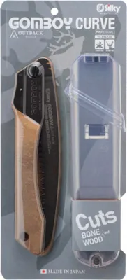 Immagine prodotto di Sega pieghevole giapponese Gomboy Curve Outback Edition 240 mm 8 ZpZ lama curva grossa sega avventura premium bushcraft