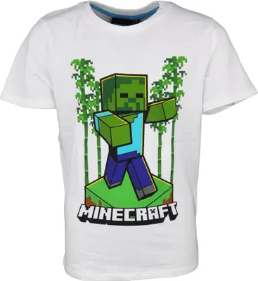 Produktbild von Minecraft Zombie kurzarm T-Shirt Baumwolle – 116