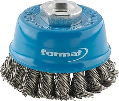 Produktbild von Format Topfbürste Stahl M14 gezopft 65x0,5mm