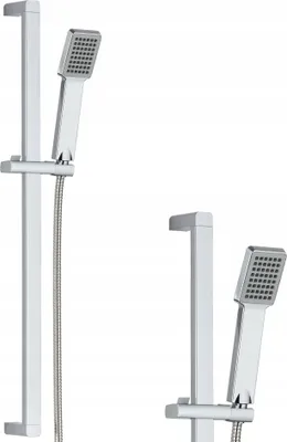 Produktbild von Granitan | Duschset ZN3 CHROM - 62 cm - Hochwertige Handbrause - Regulierung und Montage inklusive