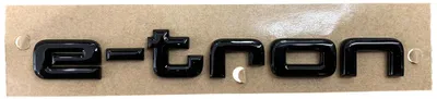 Original Audi e-tron Black Edition Schriftzug Emblem Logo Schwarz in der Farbe Schwarz von Volkswagen AG