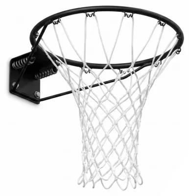 Produktbild von Basketballkorb 45 cm, mit Netz und Wandhalterung, für Garten
