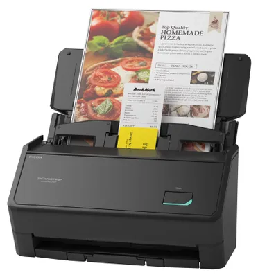 Zdjęcie produktu dla Ricoh ScanSnap iX2400, 216 x 316 mm, 600 x 600 DPI, 45 stron/min, Skaner ADF, Czarny, Dual CIS