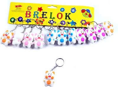 Immagine prodotto di Set di 12 portachiavi in gomma colorati Portachiavi per borse Regalo per feste di compleanno per bambini Bomboniera