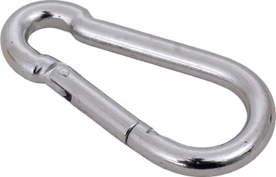Produktbild von Dromet Feuerwehrkarabiner 7x70 mm Karabinerhaken DIN 5299C verzinkt