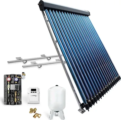 Produktbild von Röhrenkollektor Solarpaket Vakuumröhrenkollektor HP30-1 4,89 m² Flachdach Solar