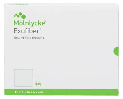 Produktbild von EXUFIBER 15x15 cm Gel-Faserverband