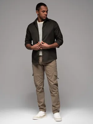 Produktbild von Ombre Cargohosen Herren grün XL