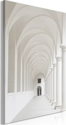 Produktbild von Vlies Leinwandbild - Colonnade (1 Part) Vertical 40x60 cm Städte d-B-0304-b-a