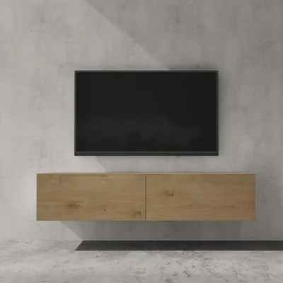Produktbild von doporro TV Lowboard hängend Fernsehschrank Wohnzimmer | TV-Schrank hängend Fernsehtisch Hängeschrank 140cm Fernsehschrank02