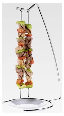 Produktbild von Fleischspieß-Aufhänger, schwere Ausführung, für Fleischspieße bis 40/45 cm Länge, Variante 51 cm