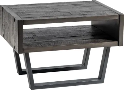 Produktbild von HASENA Factory Line Nachttisch Jesa Metallkufe Akazie vintage grey