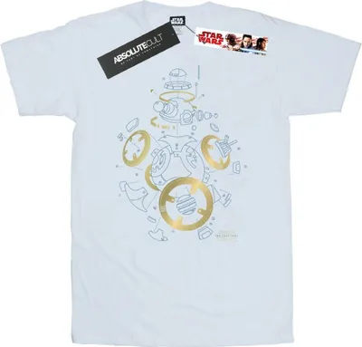 Produktbild von Star Wars - "The Last Jedi" T-Shirt für Herren BI46895 (XL) (Weiß)