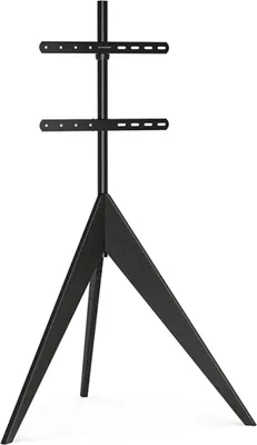 Produktbild von XTRARM Argo Tripod TV Ständer Schwarz Holz + Kabelführung - TV-Empfehlung ca.: 26-65 Zoll - VESA 100x100 ... 200x200 ... 400x400 mm - Drehbar / Schwenkbar