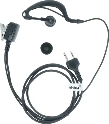 Produktbild von vhbw Headset kompatibel mit Alan Midland G8, G5 XT, 443, G12, G7, G6, 42, 445 Sport, 445 BT, 441, Atlantic, 421, 456R, G9, 451 Funkgerät - schwarz