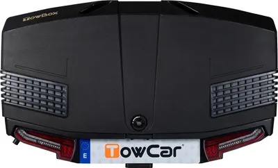 Produktbild von Towbox V3 Black LED Edition – Anhängerkupplungs-Gepäckbox