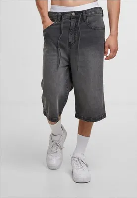 Image de Short de skate Urban Classics pour homme, avec cordon de serrage, noir, taille 34
