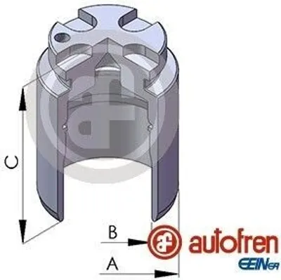 Produktbild von AUTOFREN SEINSA Bremssattel-Kolben für FORD Fiesta Mk7 Schrägheck 36mm Stahl