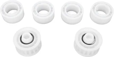 4 Stück Ersatzräder für Poolreiniger, kompatibel