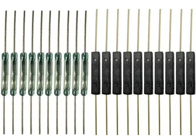 Obrázok produktu pre Magnetické spínače – 10 kusov – 2,5 mm x 14 mm – 2 mm x 14 mm – Malé spínače