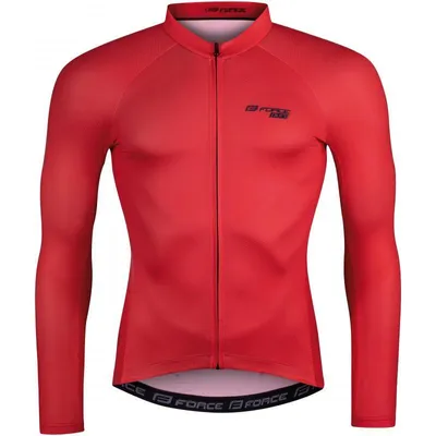 Produktbild von Force Pure Trikot Männer lang rot größe L 90014442-L