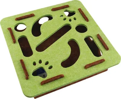 Zdjęcie produktu dla Mata Logiczna Zabawka Dla Kota 30X30X7,5Cm Z Piłkami