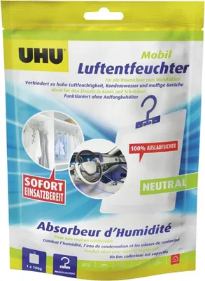 Zdjęcie produktu dla UHU® 47140 Mobilny osuszacz powietrza - 100g
