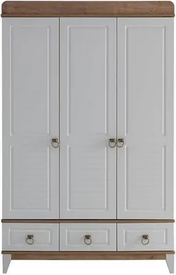 Image de Armoire moderne avec trois portes et tiroirs Design élégant