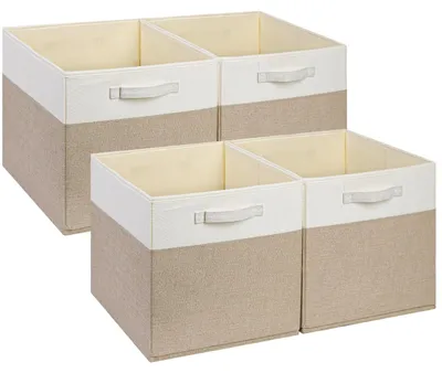 Obrázok produktu pre Omgoods – Úložný box 33x38x33 cm – Úložné boxy – Úložný box na oblečenie – Koše na hračky – Ratanový kôš – Skladací a všestranný