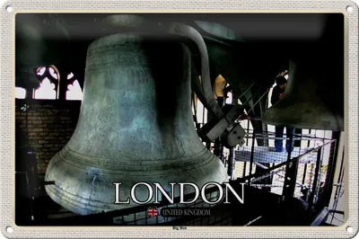 Produktbild von Blechschild Städte London UK England Big Ben 30x20cm