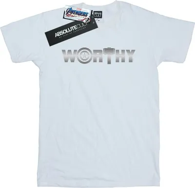 Produktbild von Marvel - "Avengers Endgame Worthy" T-Shirt für Herren BI9431 (S) (Weiß)