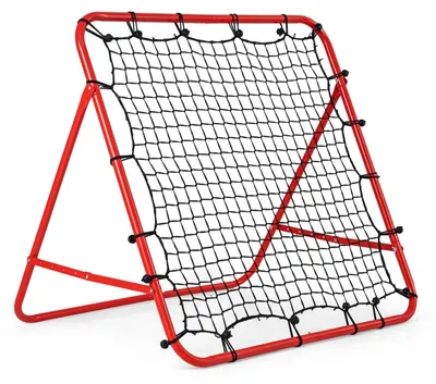 Produktbild von Fußball-Rebounder-Netz mit 5 verstellbaren Winkeln, 100 x 100 cm