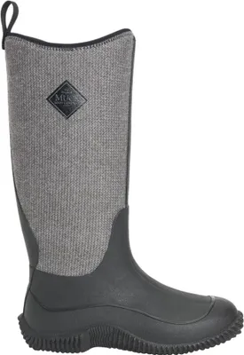 Produktbild von Muck Boots - Damen Gummistiefel "Hale", Fischgrätmuster FS8760 (41 EU) (Schwarz/Grau)