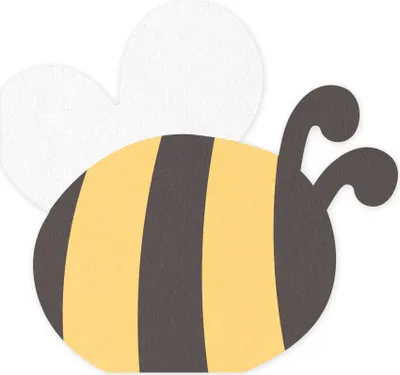 Produktbild von Bienenservietten, 16x15 cm, Mix (1 Packung / 12 Stk.)