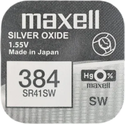 Produktbild von MAXELL Lithium-Knopfzelle SR41SW