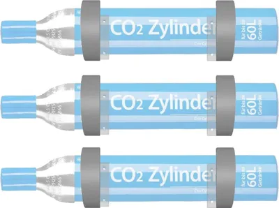 Zdjęcie produktu dla 3x uchwyt ścienny do butli CO2 kompatybilny z Sodastream Kohlensäure