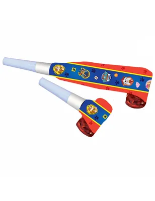 Produktbild von Amscan PawPatrol Partypfeife, Papier, Kunststoff, Mehrfarbig, Abbildung, Nicht für Kinder unter 36 Monaten geeignet, 300 mm, 8 Stück(e)