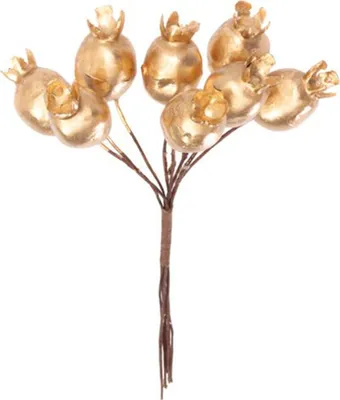 Produktbild von Weihnachtszweig MAGICHOME, Pfeile, Gold, 13 cm