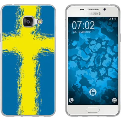 Produktbild von PhoneNatic Case kompatibel mit Samsung Galaxy A3 (2016) A310 Silikon-Hülle WM Schweden M12