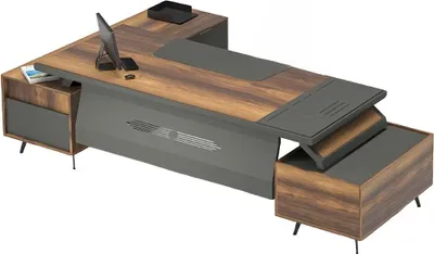 Produktbild von Eckschreibtisch Tisch Schreibtisch Tische Möbel Eckschreibtisch Chefschreibtisch