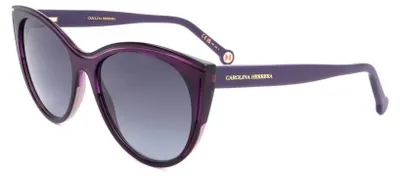 Image de Carolina Herrera HER 0142/S Glitter violet 56/17/145 Lunettes de soleil pour femmes