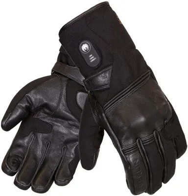 Produktbild von Merlin Longdon Heritage D3O Beheizbare Motorradhandschuhe, schwarz, S