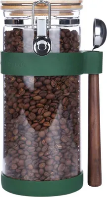 Produktbild von Kaffeebehälter Glas 1500ml luftdicht für Bohnen