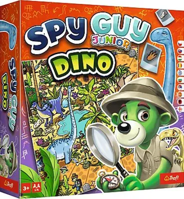 Produktbild von Spy Guy Dino Junior – Gesellschaftsspiel in einer Schachtel (26 x 26 x 6 cm)