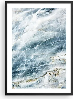 Produktbild von Gerahmtes Poster - Schwarzer Rahmen -  Nachahmung Stein Marmor - 50x70 cm - Wand Bild - Wanddeko - Wandbilder - Kunstposter - Wandposter - Bilderrahmen - Bilder - Kunstdruck - P2BPA50x70-4366