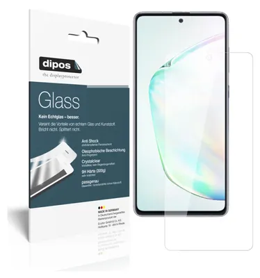 Obrázok produktu pre 2x ochranná fólia pre Samsung Galaxy Note 10 Lite - proti nárazom 9H fólia dipos Glass plastové sklo